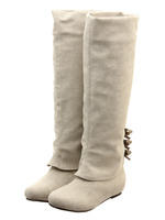 バックリボンロングブーツ