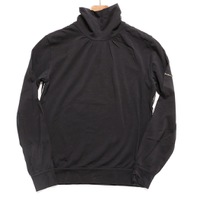 タートルネックロングスリーブカットソー M バーバリーゴルフ 65289 BURBERRY GOLF ブラック レディース