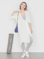 【emmi atelier】ロング2WAYシャツワンピース/BEG