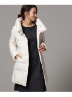 ボリュームネック ストレッチダウンコート/ブラック(019)