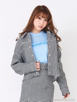 Bigストレッチジャケット/ブラック