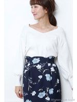 パールネックゆるニット/ミント