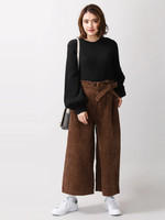 WEGO/コーデュロイワイドパンツ