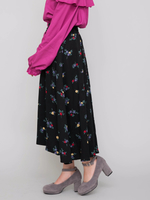 WEGO/フラワーリングベルトイレヘムスカート