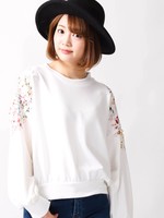 WEGO/カットワークスウェット