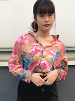 柄シャツ プリントシャツ      