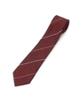 グレンチェックグランドウィンドペンチェックネクタイ/ボルドー(264)