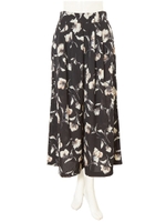 花柄ロングパンツ/ネイビー