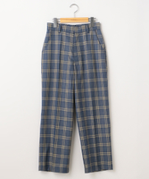 チェックセンタープレスパンツ