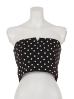 リバーシブルカットビスチェ/グレー