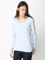 WEGO/無地長袖カットソー