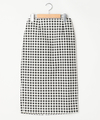 ギンガムペンシルスカート