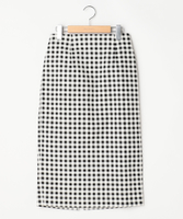 ギンガムペンシルスカート