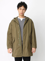 WEGO/フーデッドモッズコート