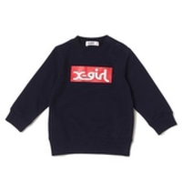 【30%OFF】ボックスロゴ裏毛トレーナー