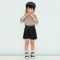 メッシュベルトつきプリーツキュロット