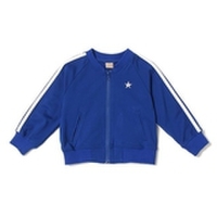 【21%OFF】袖ライン入りジャージブルゾン