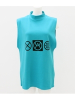 【UNDER ANAP】3マークハイネックチュニックTOP/ターコイズ(045)