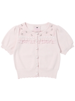 Jewelryパフカーディガン / mille fille closet/ピンク