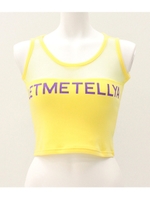 【UNDER ANAP】LETMETELLYAメッシュトップス/イエロー(024)