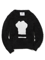 【Joel Robuchon & gelato pique】HOMME’ジェラート’カシミアミックスプルオーバー/BLK
