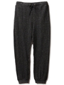 【Joel Robuchon & gelato pique】HOMMEネップジャガードロングパンツ/BLK