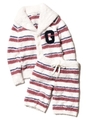 【WEB限定】HOMME’ジェラート’3ボーダーショールカーディガン＆ハーフパンツSET/TRICOL