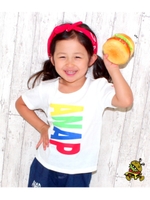 【ANAP KIDS】ビッグカラフルロゴTシャツ/ホワイト(001)