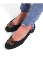 【Alluge】ベッコウポイントパンプス/ベージュ(005)