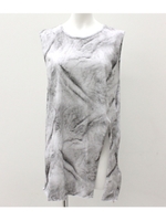 【ANAP】ムラ柄デザインTOP/ホワイト(001)