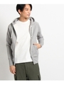 吊裏毛 ZIP PARKA/ライトグレー(211)