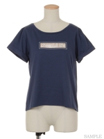 cheerfullロゴTシャツ/紺