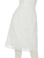 エンブロイダリーチュールレースSK/アイボリー