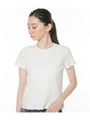 ワイドテレコTシャツ/ホワイト(001)