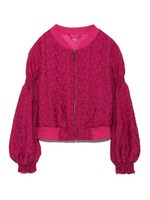 お花ジャガードブルゾン/PNK