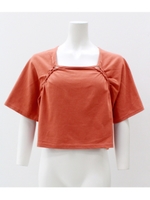 【Latina】サイドカットブレイドトップス/レンガ(068)