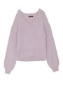SPRING V/N PUFF KNIT/PPL