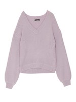 SPRING V/N PUFF KNIT/PPL