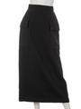 [GREED]HIGH SATIN Skirt/BLACK