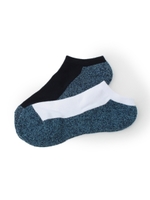 切替撚糸ショートソックス/ネイビー(593)