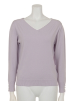 ゆるＶニット/ラベンダー