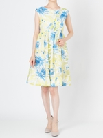 BIGフラワーオパールワンピース/YLW