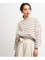 【WEB限定】TRADITIONAL WEATHERWEARボーダービッグプルオーバー/ブルー(092)