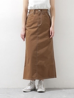 UNIVERSAL OVERALL/別注ロングスカート/モカ