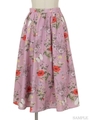 オリジナルファーブル柄スカート/ピンク
