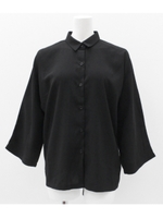 【UNDER ANAP】バックスピンドルシャツ/ブラック(027)