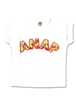 【ANAP KIDS】フルーツ柄ロゴTシャツ/ホワイト(001)