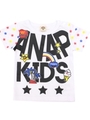 【ANAP KIDS】ポップラバーロゴプリントＴシャツ/ホワイト(001)