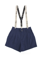 【Sandie anap】サスペンダー付ショートパンツ/ネイビー(018)