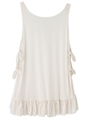 SIDE RIBBONワンピース/WHITE